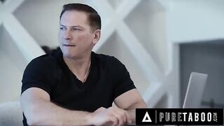 Hazel Moore gets fucked by her stepdad in a taboo scene