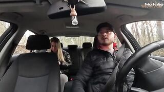 The luckiest taxi driver ever, especially after a wild ride with stunning passengers!