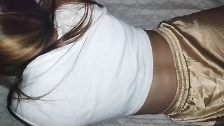 A cute young blonde girl, Sarap, has a sensual erotic experience