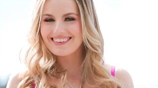 Scarlett Sage, the petite blonde bombshell from Richmond, Virginia, loves BBC