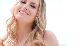 Scarlett Sage, the petite blonde bombshell from Richmond, Virginia, loves BBC