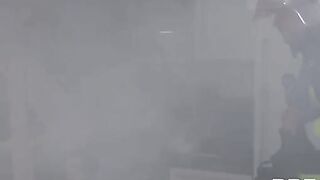 Firefighters fucked busty slut Monika Fox in an intense orgy
