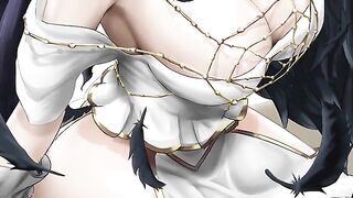 Albedo turns you into her Edge-Slut in this hot hentai joi scene!