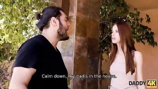 The girl is tired of her egocentric boyfriend, turns to his dad