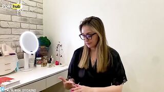 Yes, stepmom! You're great... Fuck. Tying up stepmom in dad's room!