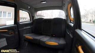 A big dick is what this fake taxi passenger and the driver both love