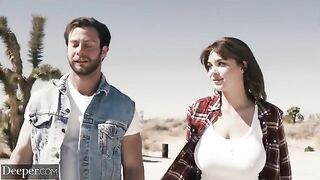 Seth and Gabbie fucked on the car hood while her BF was away