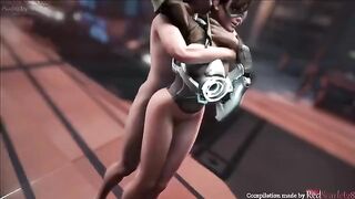 Best Overwatch Tracer 2021 compilation with sound - RedScarlet28