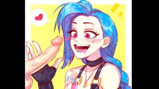 The best sex compilation of a hard fuck with Jinx, brought to life in stunning detail