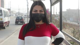 A big ass Venezuelan chick got lost in Lima and tried a new thing
