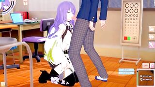Play Koikatsu! to fuck big tits anime girl Moona Hoshinova