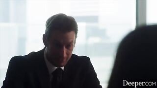 Anal queen Emily and Seth give in to their intense sexual tension