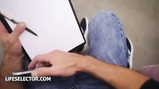 Sporty chick Veronica Leal fucked at casting by horny agent in POV style