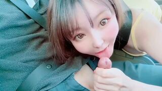 A juicy girl got a great cock in her wet pussy during the car ride