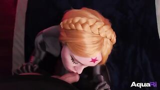 Balls deep in the ass of cosplay Atomic Heart in 60fps