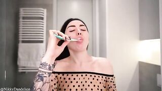 A girl woke up with a stranger in her panties and got fucked