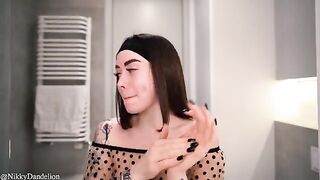 A girl woke up with a stranger in her panties and got fucked