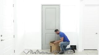 Brandi Love fucks with a man who moved her into a new home