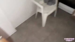 A man fucked a pretty brunette in the kitchen, it was amazing