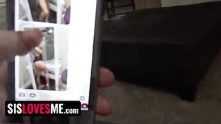 Pervert guy fucked his step sister with plump tits hard