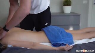 Will the massage or sex? The hot girl is not sure yet