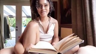 Nerdy little stepsister tries sex for the first time - Family Therapy Scene