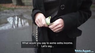 Public Agent: Hot blonde MILF teacher with stunning figure gets fucked outdoors for cash