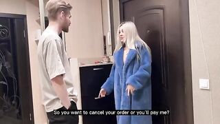 A guy wanted to fuck a whore but his GF came home