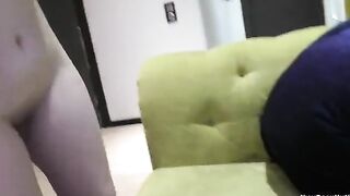 The amazing bubble ass of the young student is irresistible