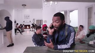Blonde Babe Harley King Gets Her Face Covered with Cum in a 17 Man Blowbang