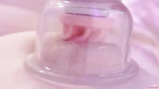 4 times cumshot compilation with intense nipple play and solo action