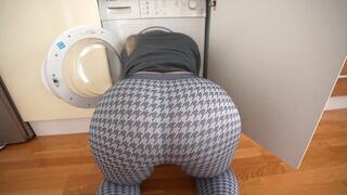 A step sister got stuck in the washing machine and asked for help