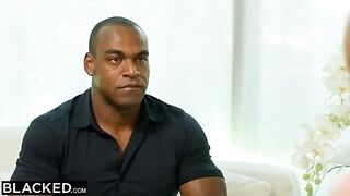 The insatiable Jia is seducing a married patient played by a black actor