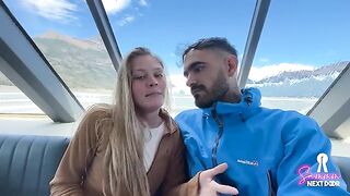 A guy woke up a girl with his cock, and she was thrilled