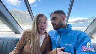 A guy woke up a girl with his cock, and she was thrilled