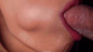 A young girl has intense sex with her guy and gets a cumshot in her mouth