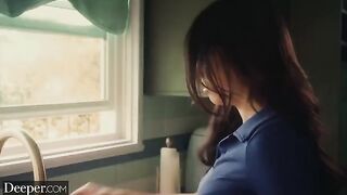 College girl Kylie fucked deep by her tutor