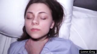The girl with the cute smile was fucked in the ass