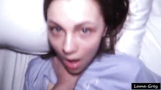 The girl with the cute smile was fucked in the ass