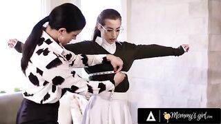 Penny Barber, stacked stylist, tames shy teen with lust