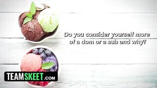 The gorgeous Jewelz Blu is interviewing for sex on camera