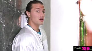 Lulu Chu asks Maria Kazi to taste her stepbrother's cum
