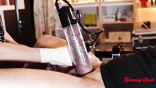 Cock pumping and ejaculation compilation video