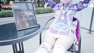 Thick Thighs Qiqi Gets Her Pussy Filled with Cum during a Lewd Massage