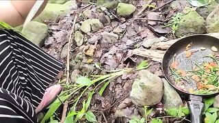 A hot single mom from the Philippines goes viral for cooking and sex in the woods