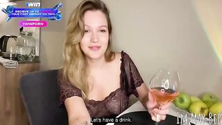 A romantic evening with a stunning e-girl in ASMR girlfriend roleplay