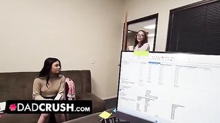 Pervert stepdad fucked his stepdaughter and her friend