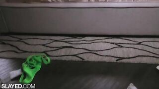 Fit lesbians Vanna and Alexis enjoy hardcore toy play