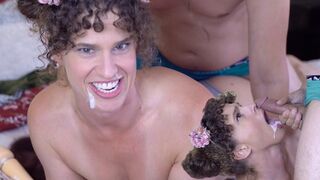 First-time anal story revealed with intense, close-up action and massive finish
