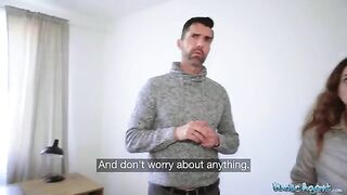 Public Agent Cheating wife gets fucked by stranger for cash